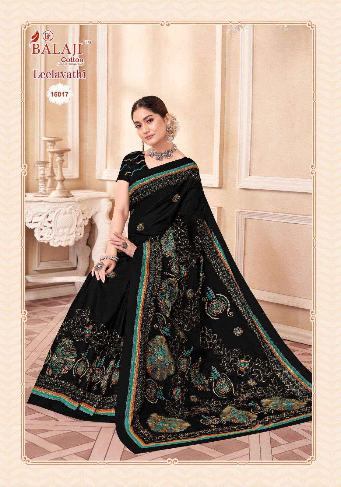 Balaji Leelavati Vol-15 Cotton Saree (20 pcs Catalogue)