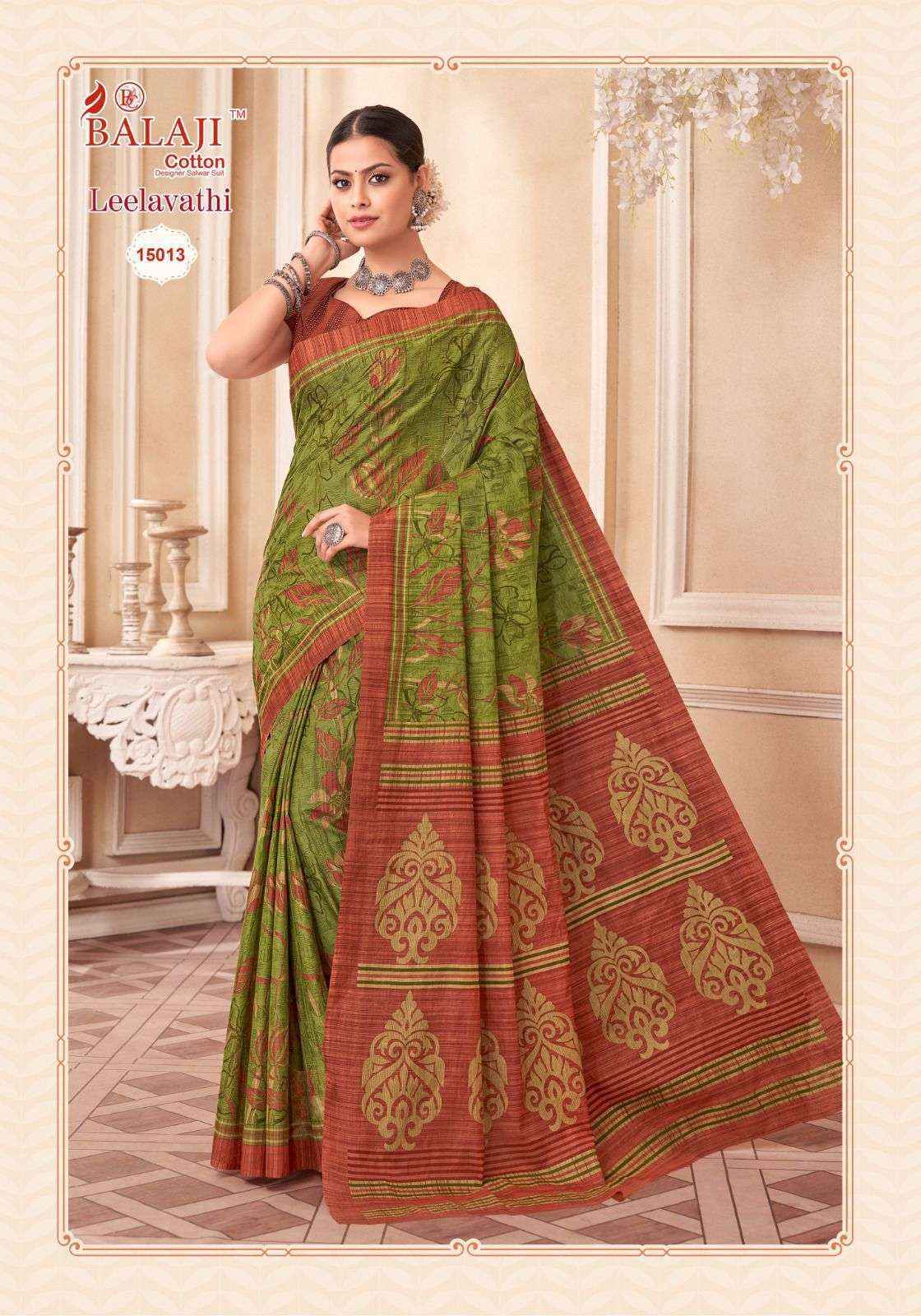 Balaji Leelavati Vol-15 Cotton Saree (20 pcs Catalogue)