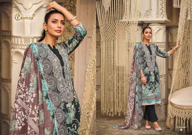 Cosmos Needle Wonder Vol-1 Lawn Cotton Dress Material (8 pcs Catalogue)