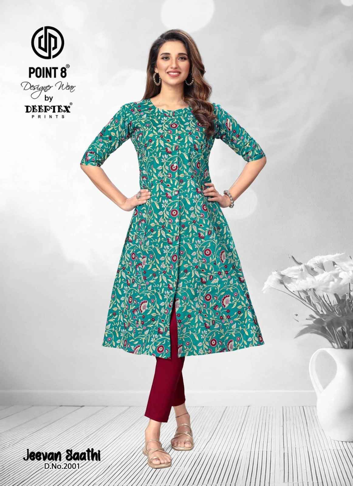 Deeptex Jeevan Saathi Vol-2 Cotton Kurti (10 pcs Catalogue)