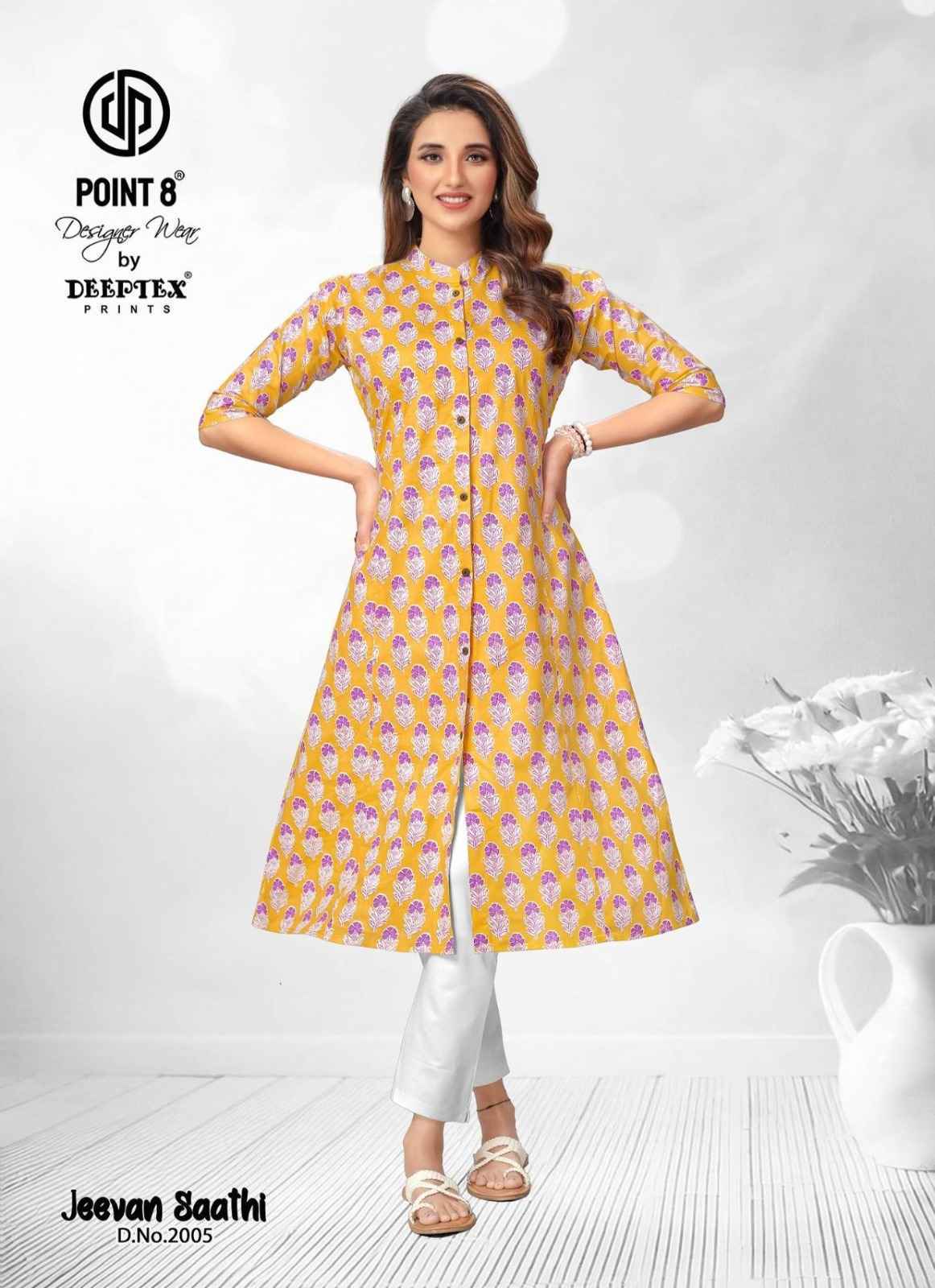 Deeptex Jeevan Saathi Vol-2 Cotton Kurti (10 pcs Catalogue)