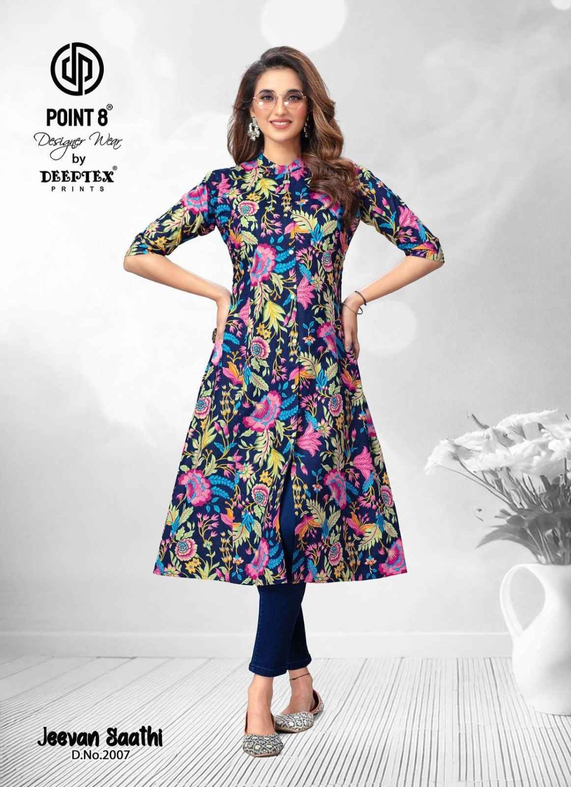 Deeptex Jeevan Saathi Vol-2 Cotton Kurti (10 pcs Catalogue)
