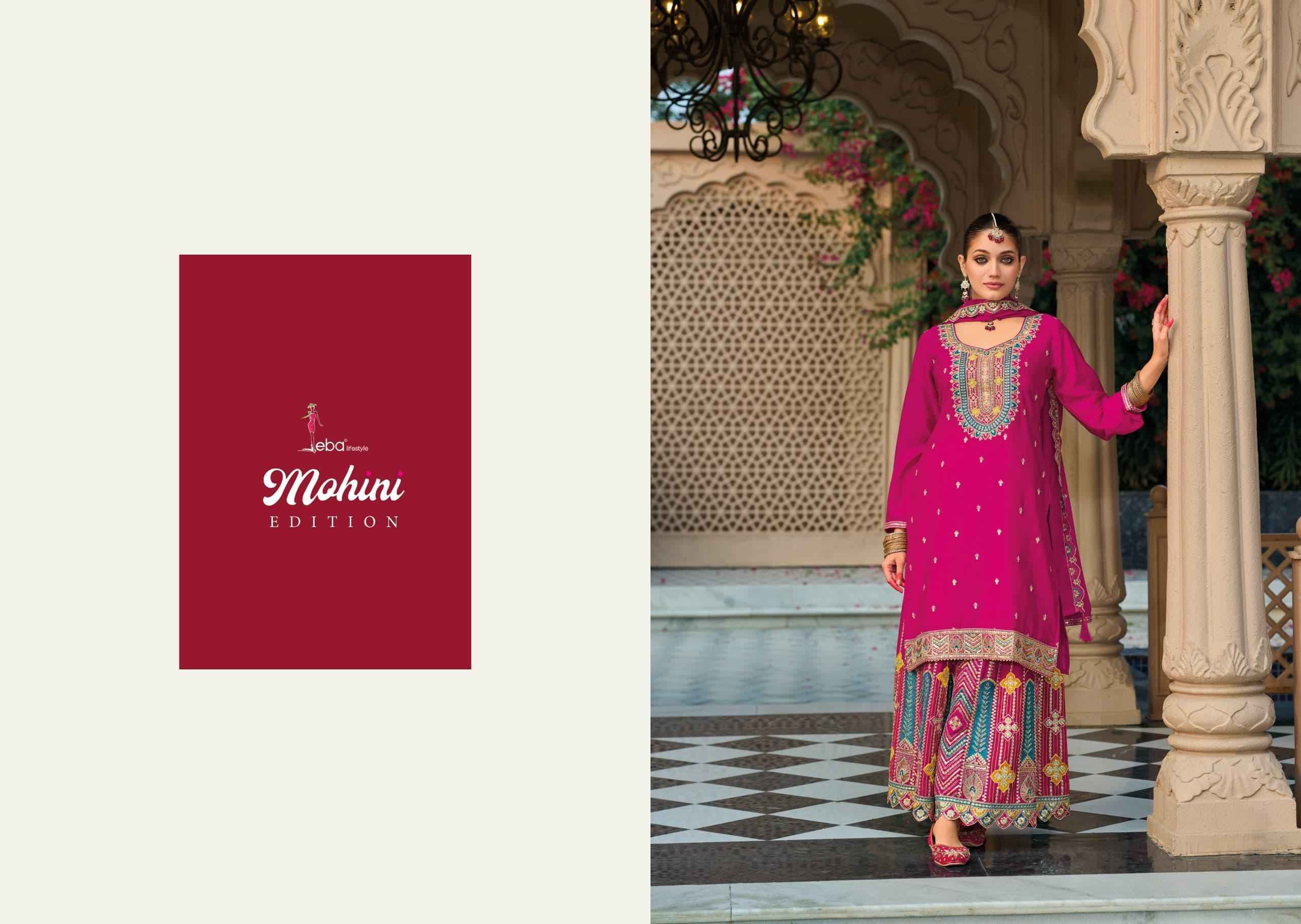 Eba Lifestyle Mohini Chinon Readymade Dress (4 pcs Catalogue)