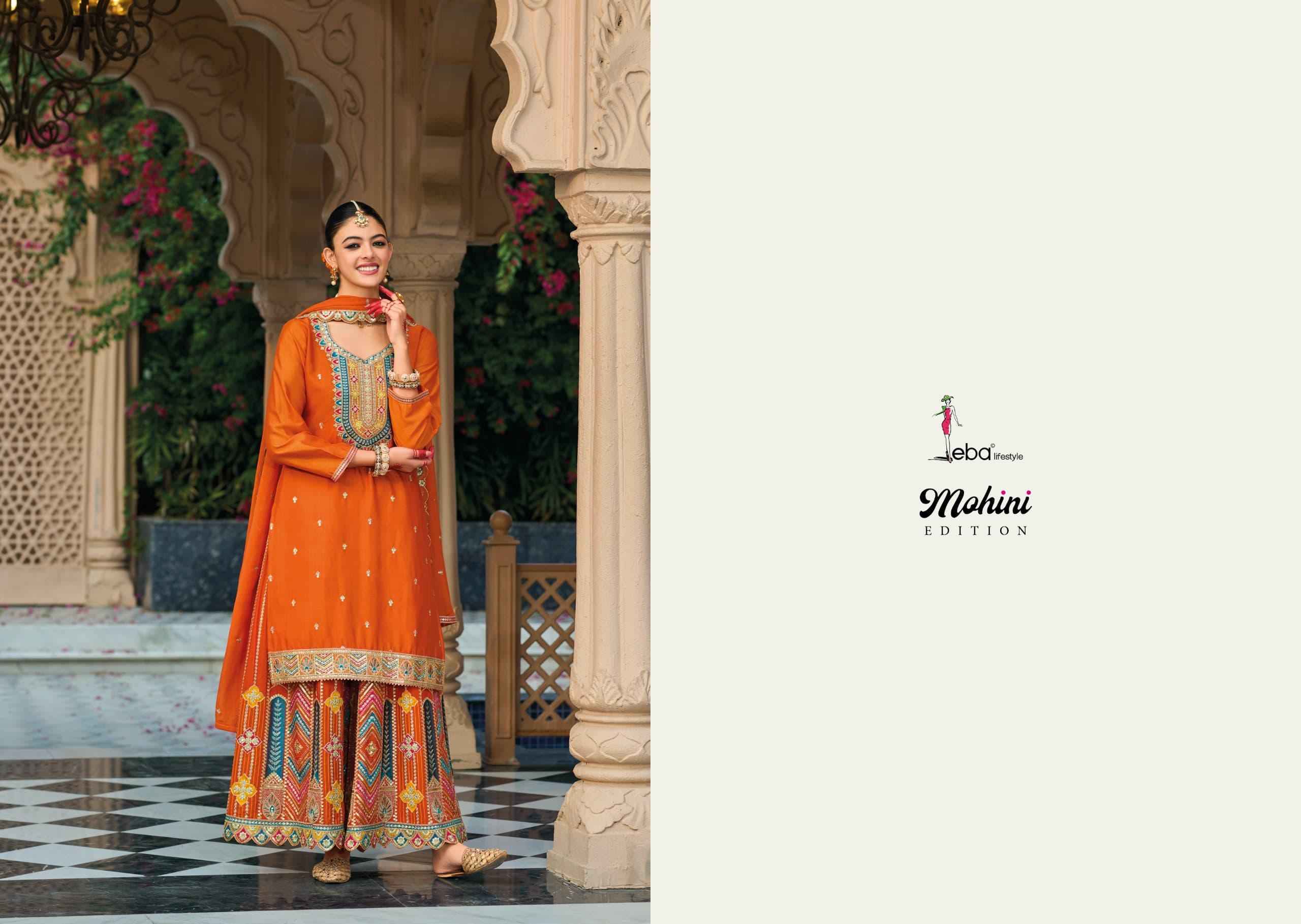 Eba Lifestyle Mohini Chinon Readymade Dress (4 pcs Catalogue)