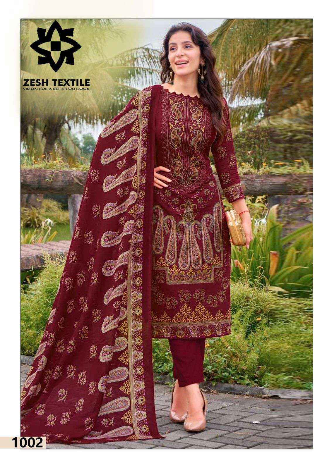 Gull Aahmed Baroque Lawn Cotton Dress Material (6 pcs Catalogue)
