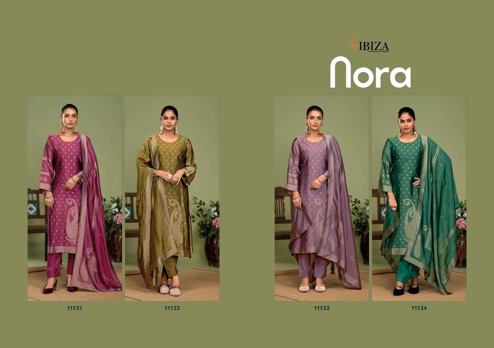 Ibiza Nora Banglory Silk Dress Material (4 pcs Catalogue)