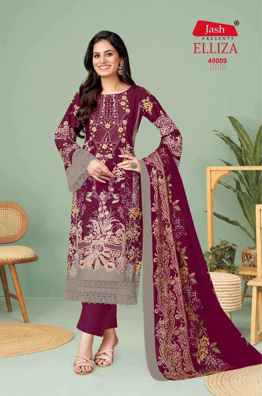 Jash Elliza Vol-40 Cotton Dress Material (10 pcs Catalogue)