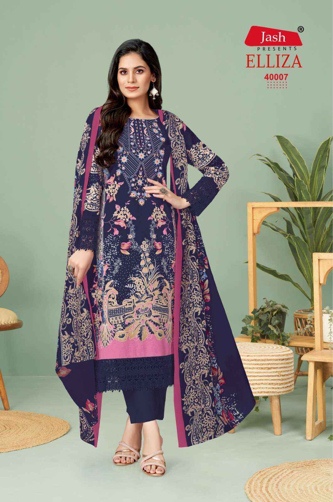 Jash Elliza Vol-40 Cotton Dress Material (10 pcs Catalogue)