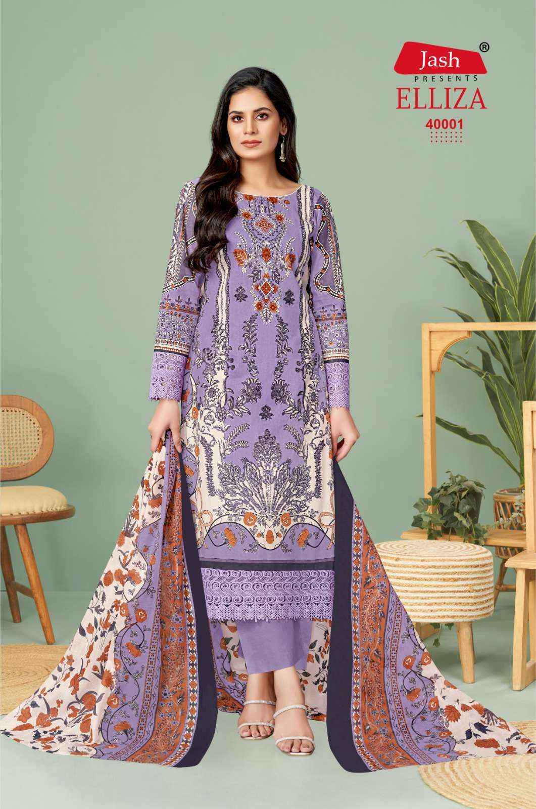 Jash Elliza Vol-40 Cotton Dress Material (10 pcs Catalogue)