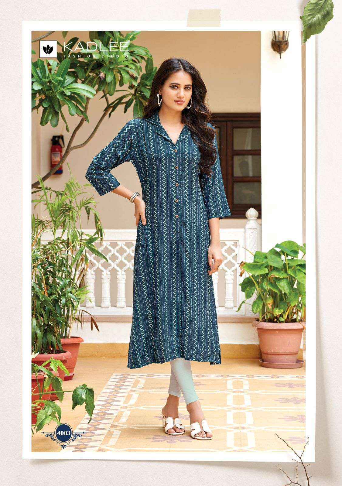 Kadlee Oraa Rayon Kurti (6 pcs Catalogue)