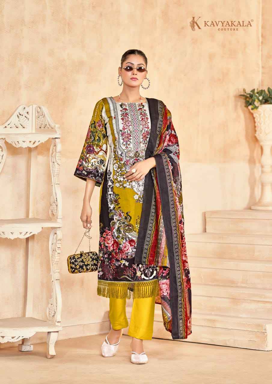 Kavya‎kala Rihaana Vol-8 Cambric Cotton Dress Material (6 pcs Catalogue)