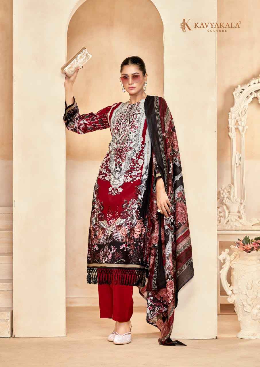 Kavya‎kala Rihaana Vol-8 Cambric Cotton Dress Material (6 pcs Catalogue)