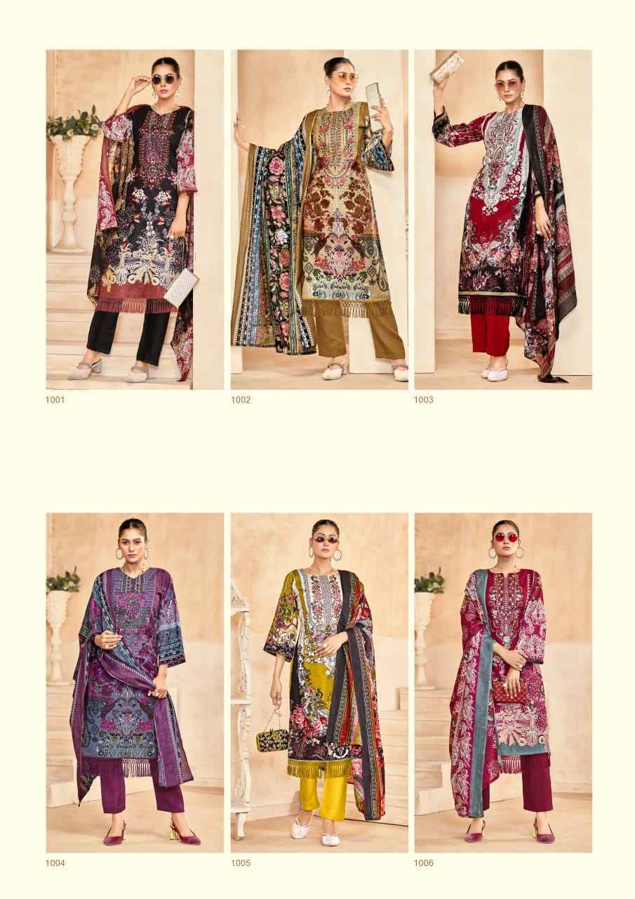 Kavya‎kala Rihaana Vol-8 Cambric Cotton Dress Material (6 pcs Catalogue)