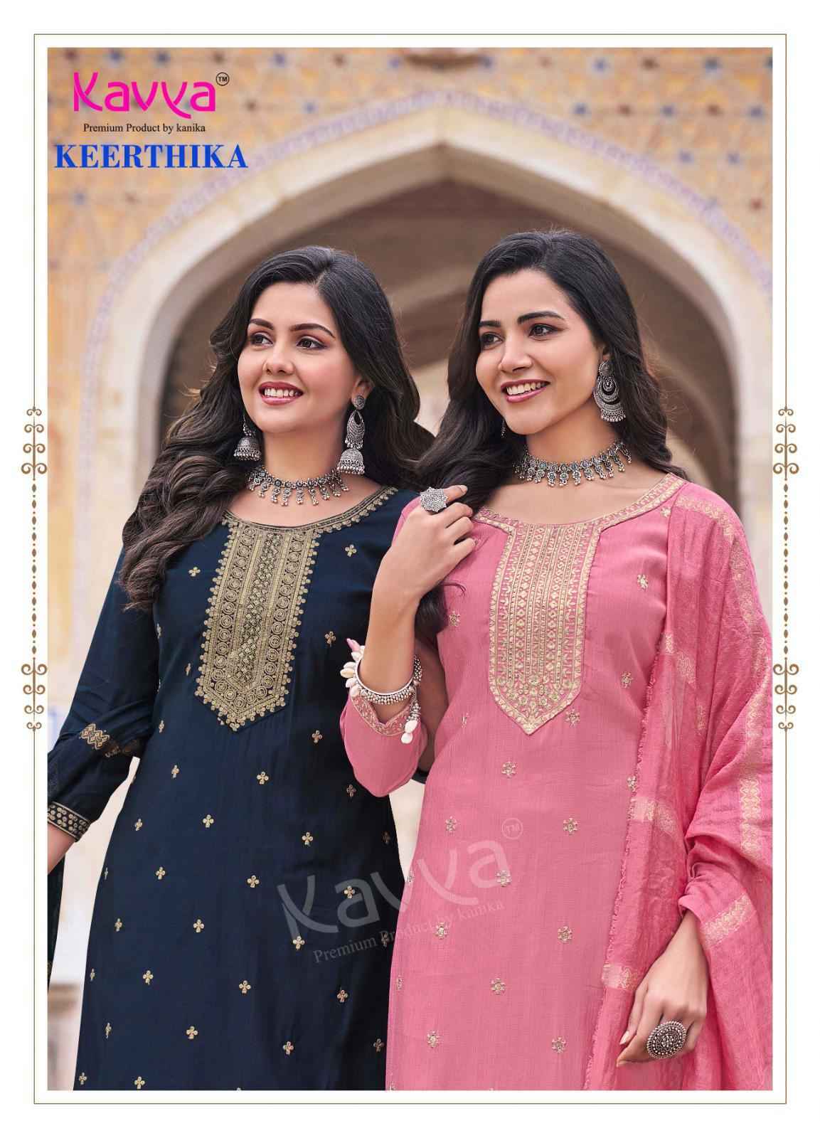 Kavya Keerthika Vol-1 Viscouse Readymade Suit (10 pcs Catalogue)