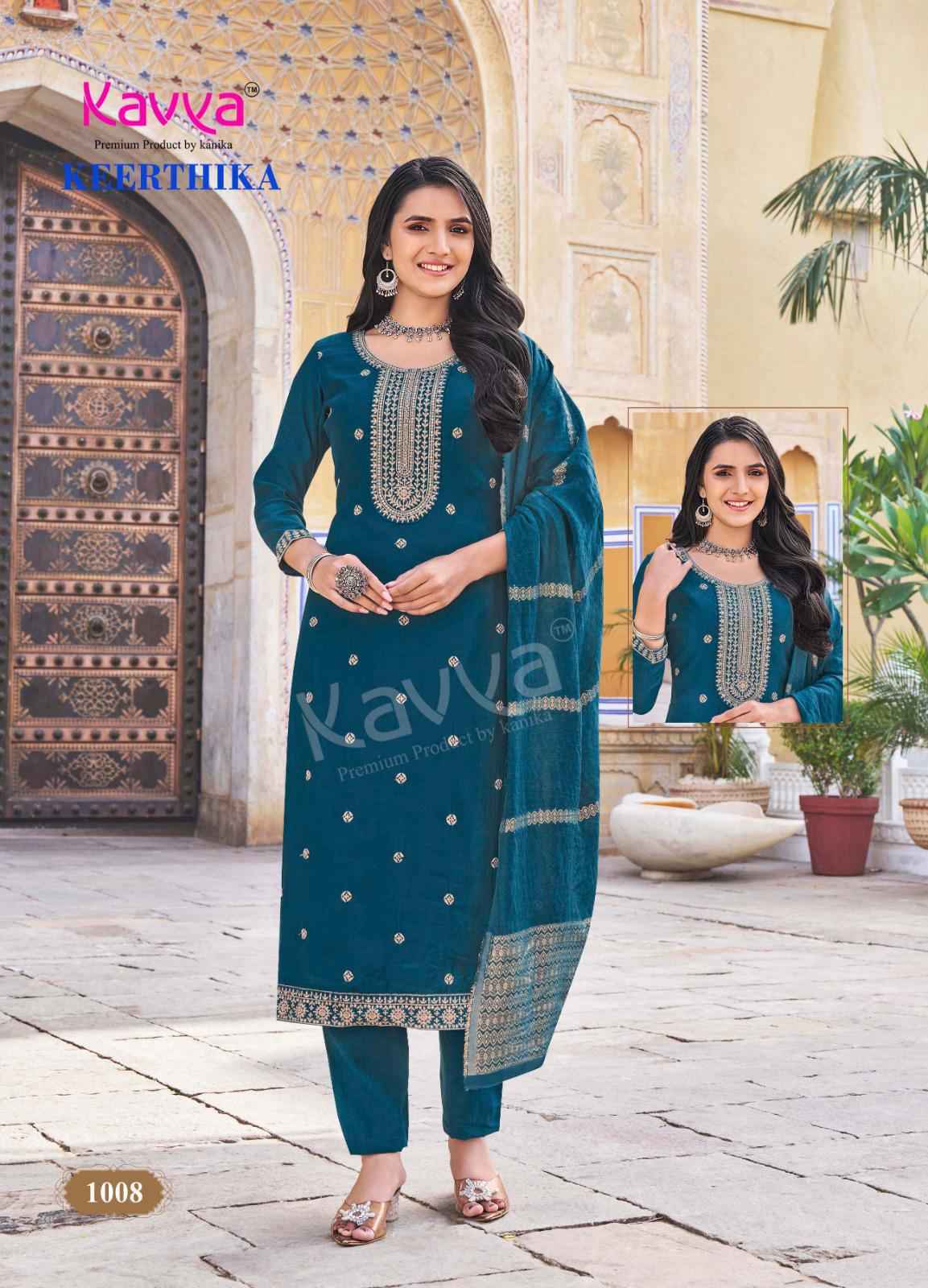 Kavya Keerthika Vol-1 Viscouse Readymade Suit (10 pcs Catalogue)