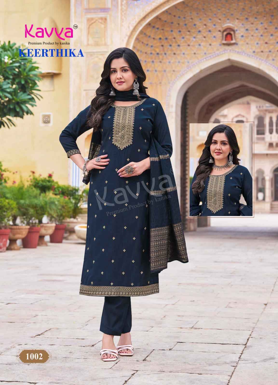 Kavya Keerthika Vol-1 Viscouse Readymade Suit (10 pcs Catalogue)