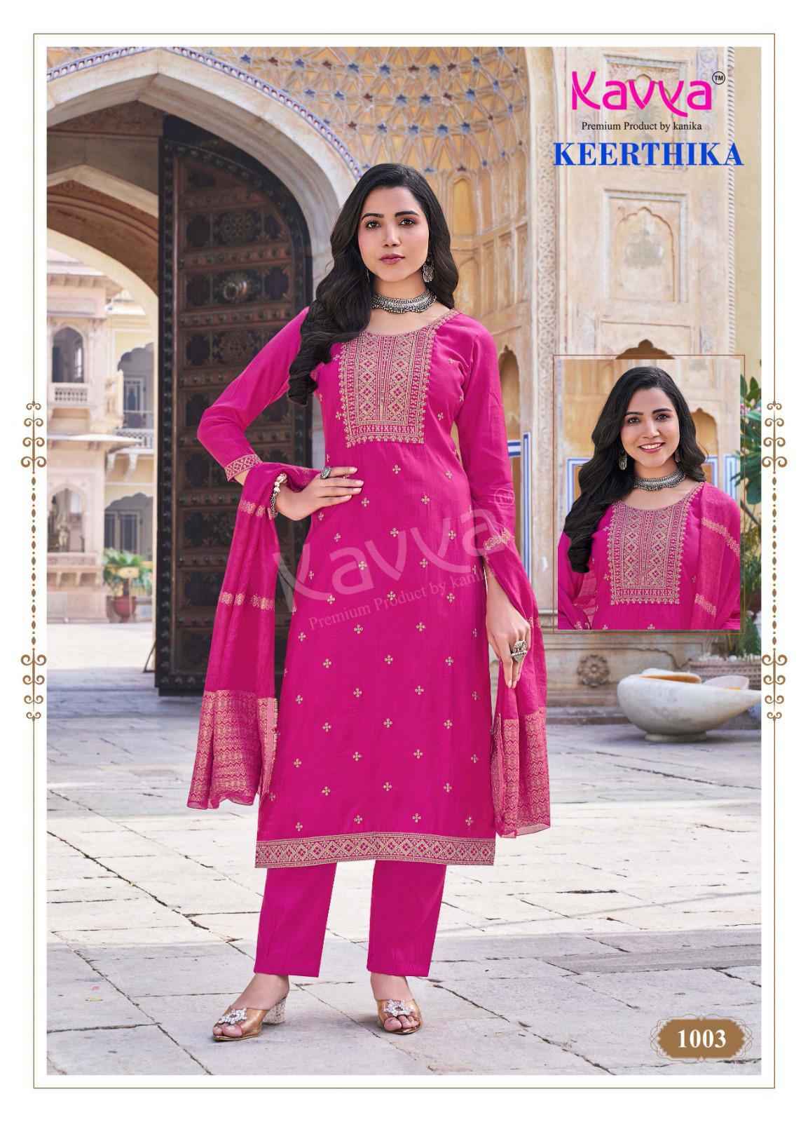 Kavya Keerthika Vol-1 Viscouse Readymade Suit (10 pcs Catalogue)