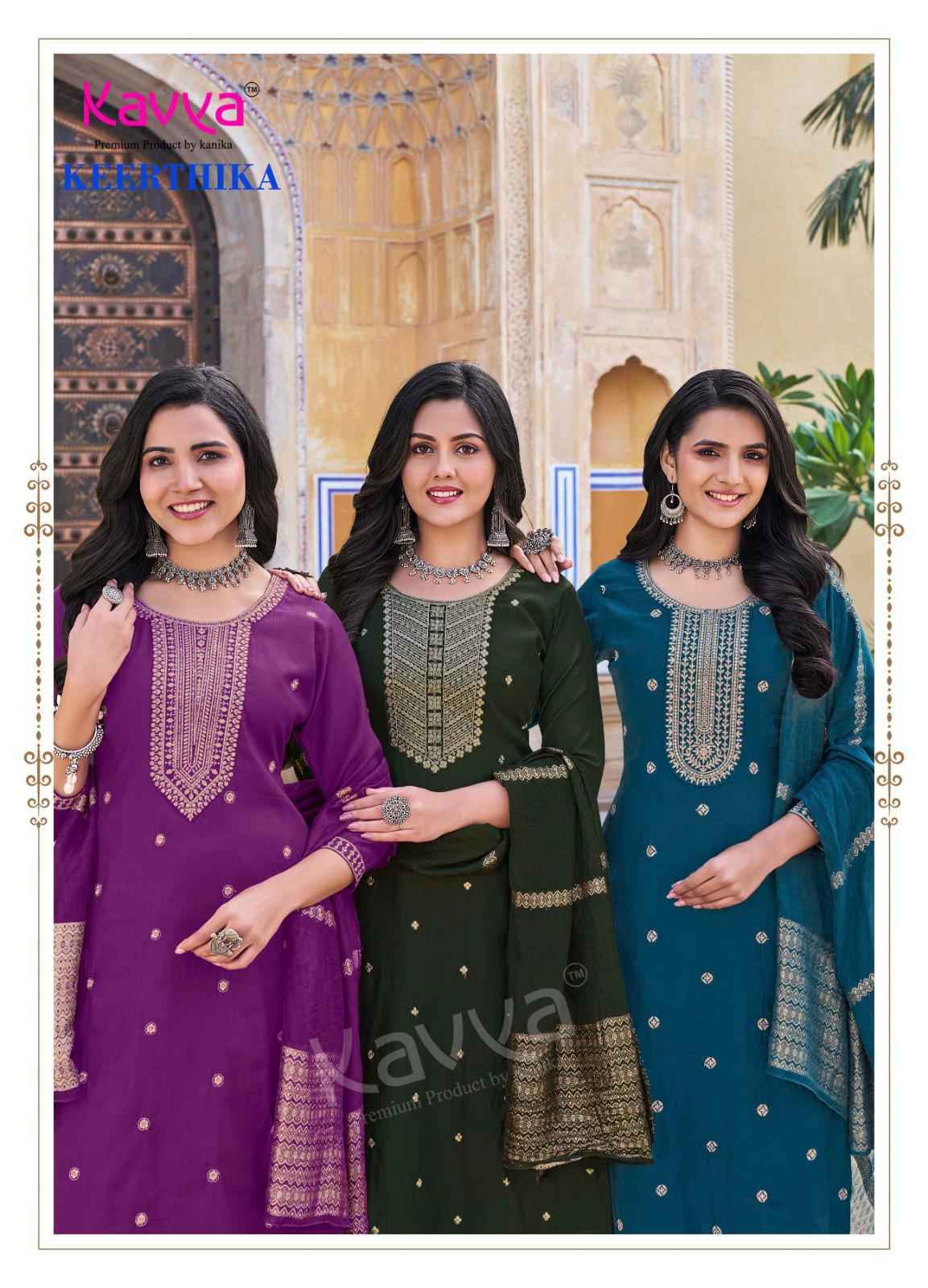 Kavya Keerthika Vol-1 Viscouse Readymade Suit (10 pcs Catalogue)