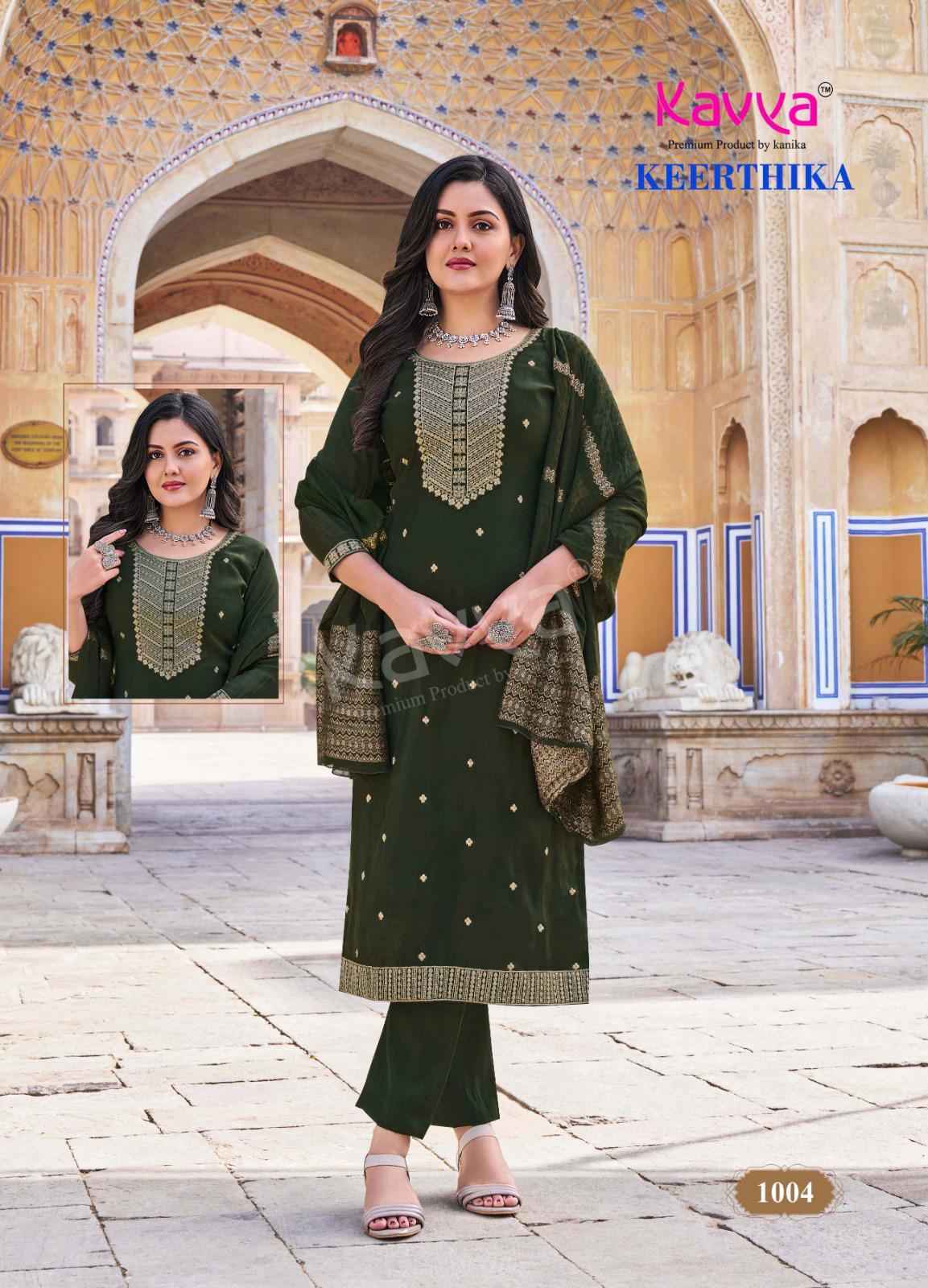 Kavya Keerthika Vol-1 Viscouse Readymade Suit (10 pcs Catalogue)