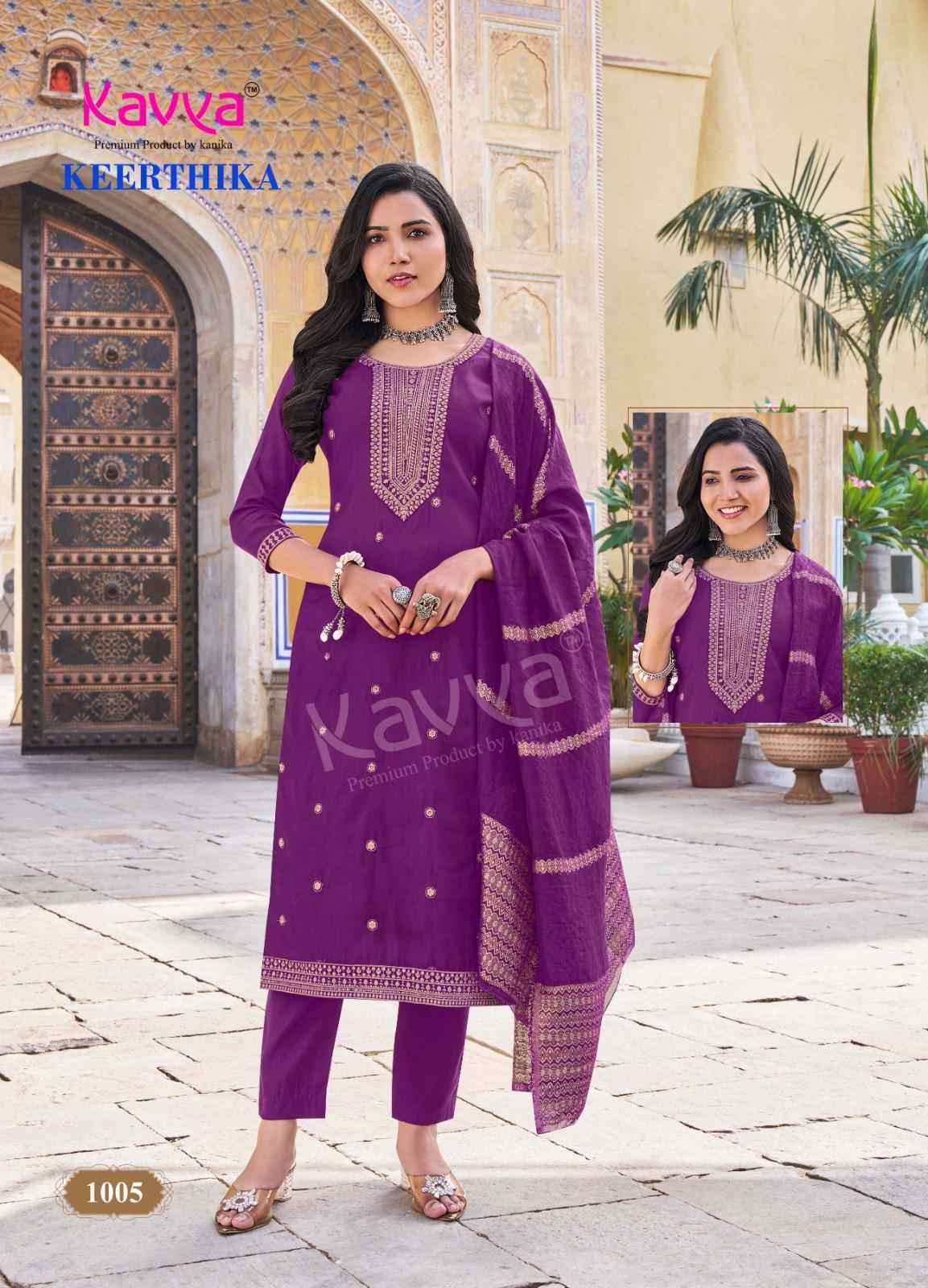 Kavya Keerthika Vol-1 Viscouse Readymade Suit (10 pcs Catalogue)