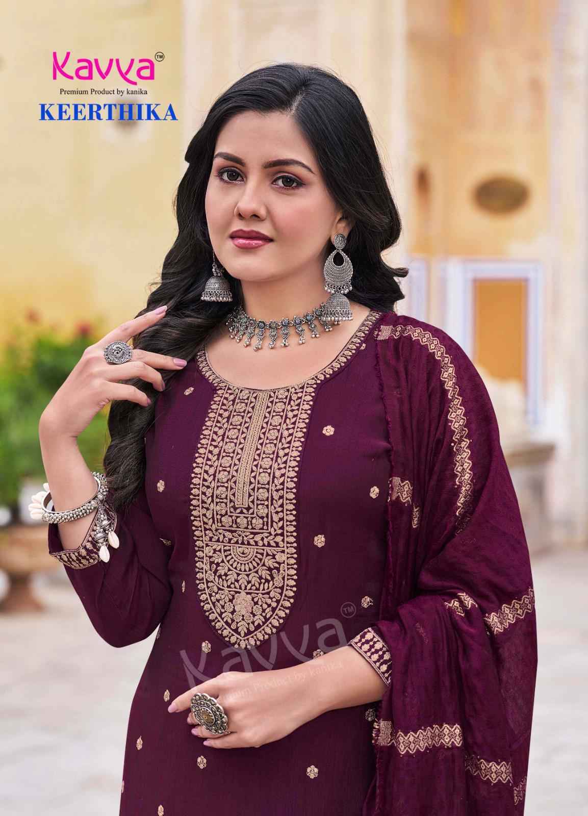 Kavya Keerthika Vol-1 Viscouse Readymade Suit (10 pcs Catalogue)