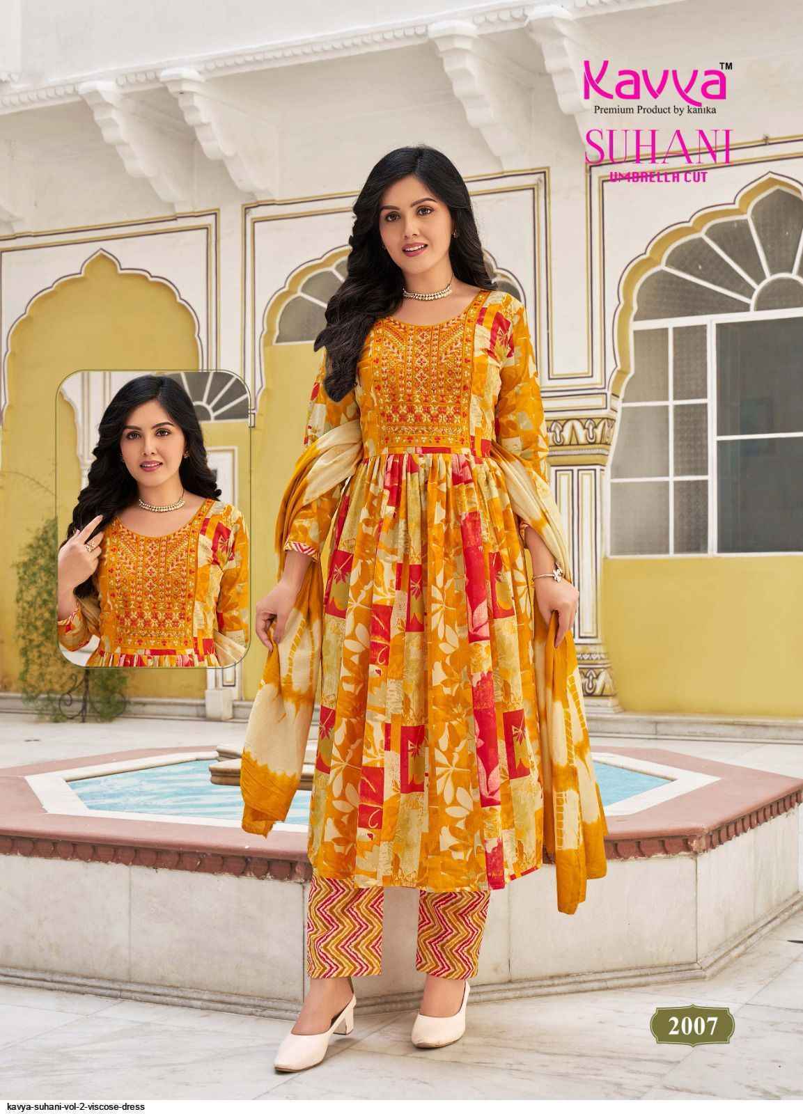 Kavya Suhani Vol-2 Viscose Readymade Suit (10 pcs Catalogue)