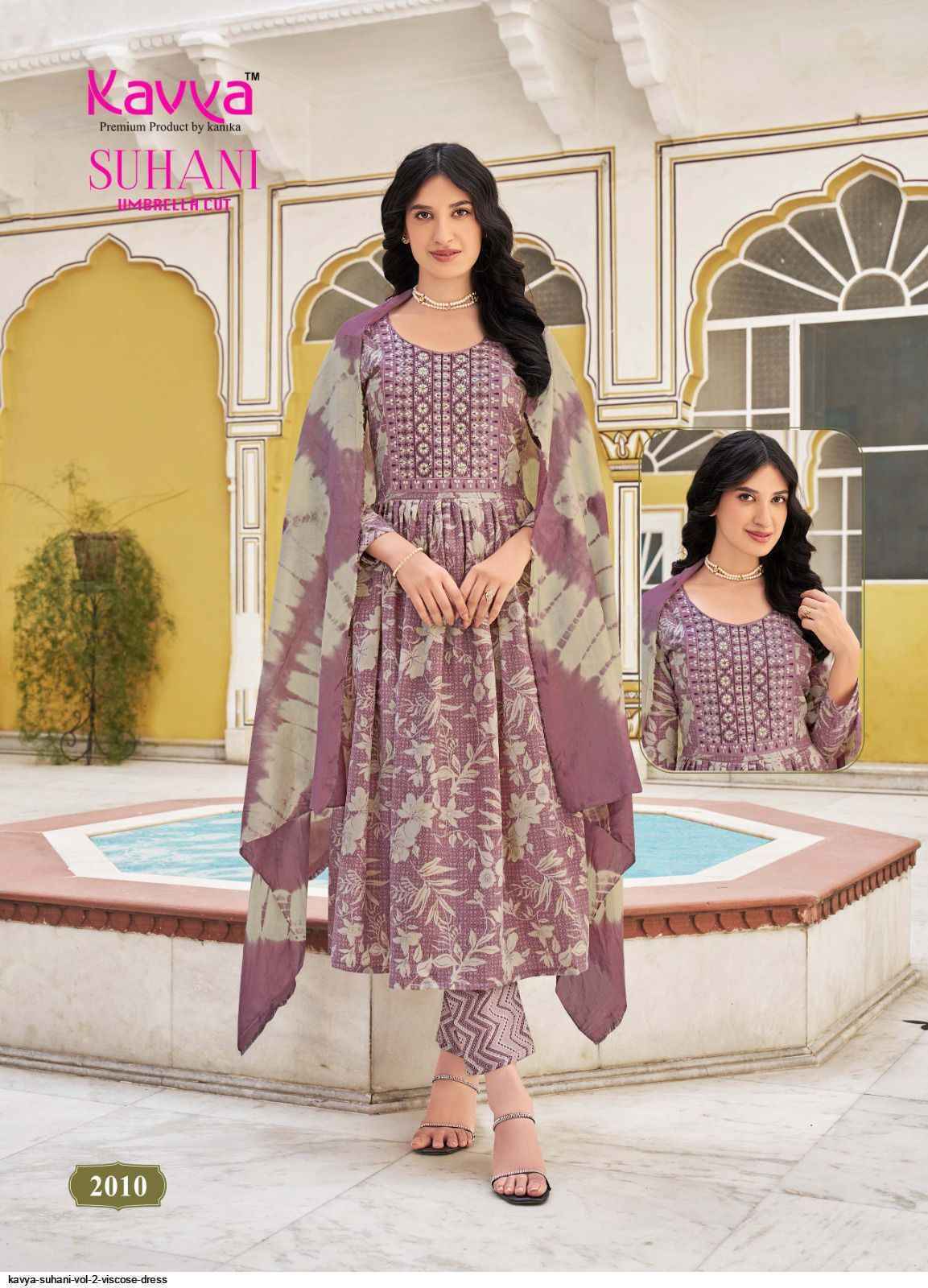 Kavya Suhani Vol-2 Viscose Readymade Suit (10 pcs Catalogue)
