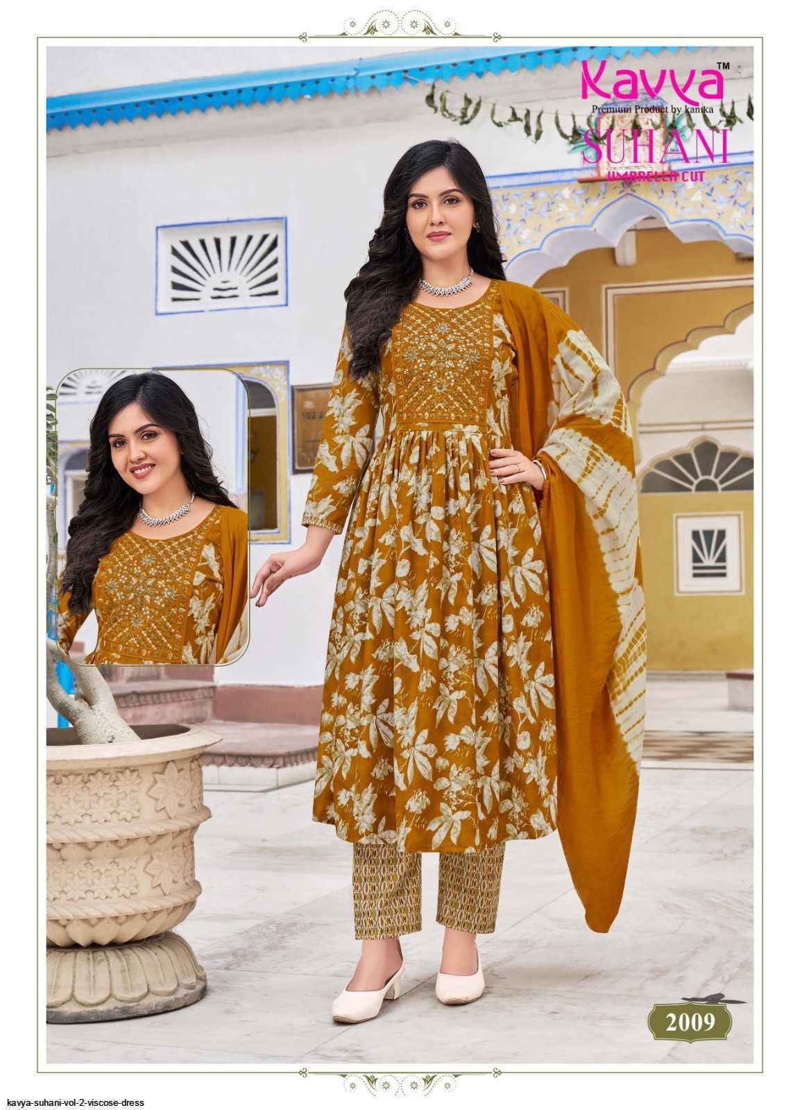 Kavya Suhani Vol-2 Viscose Readymade Suit (10 pcs Catalogue)