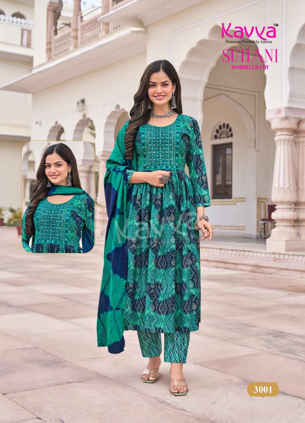 Kavya Suhani Vol-3 Viscose Readymade Suit (10 pcs Catalogue)