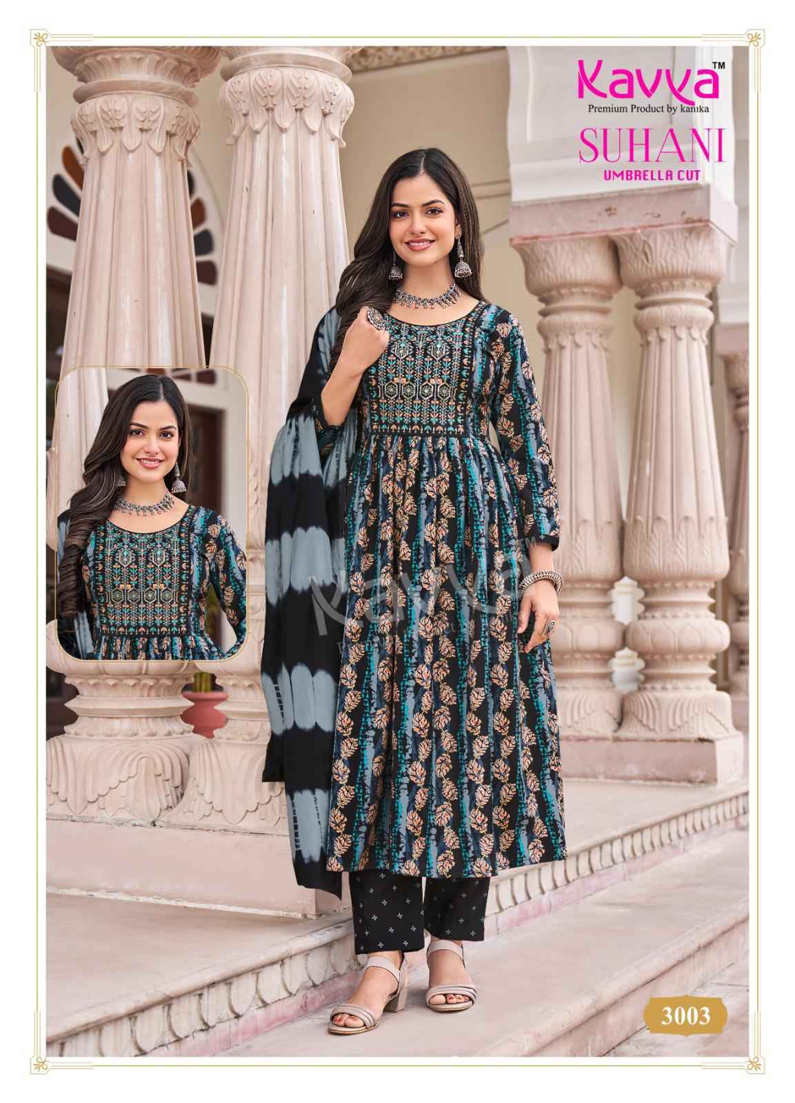 Kavya Suhani Vol-3 Viscose Readymade Suit (10 pcs Catalogue)