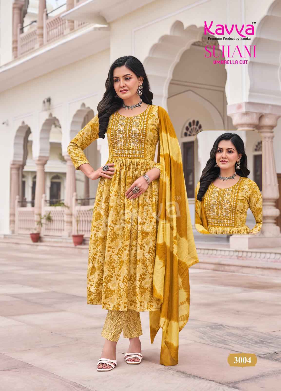 Kavya Suhani Vol-3 Viscose Readymade Suit (10 pcs Catalogue)