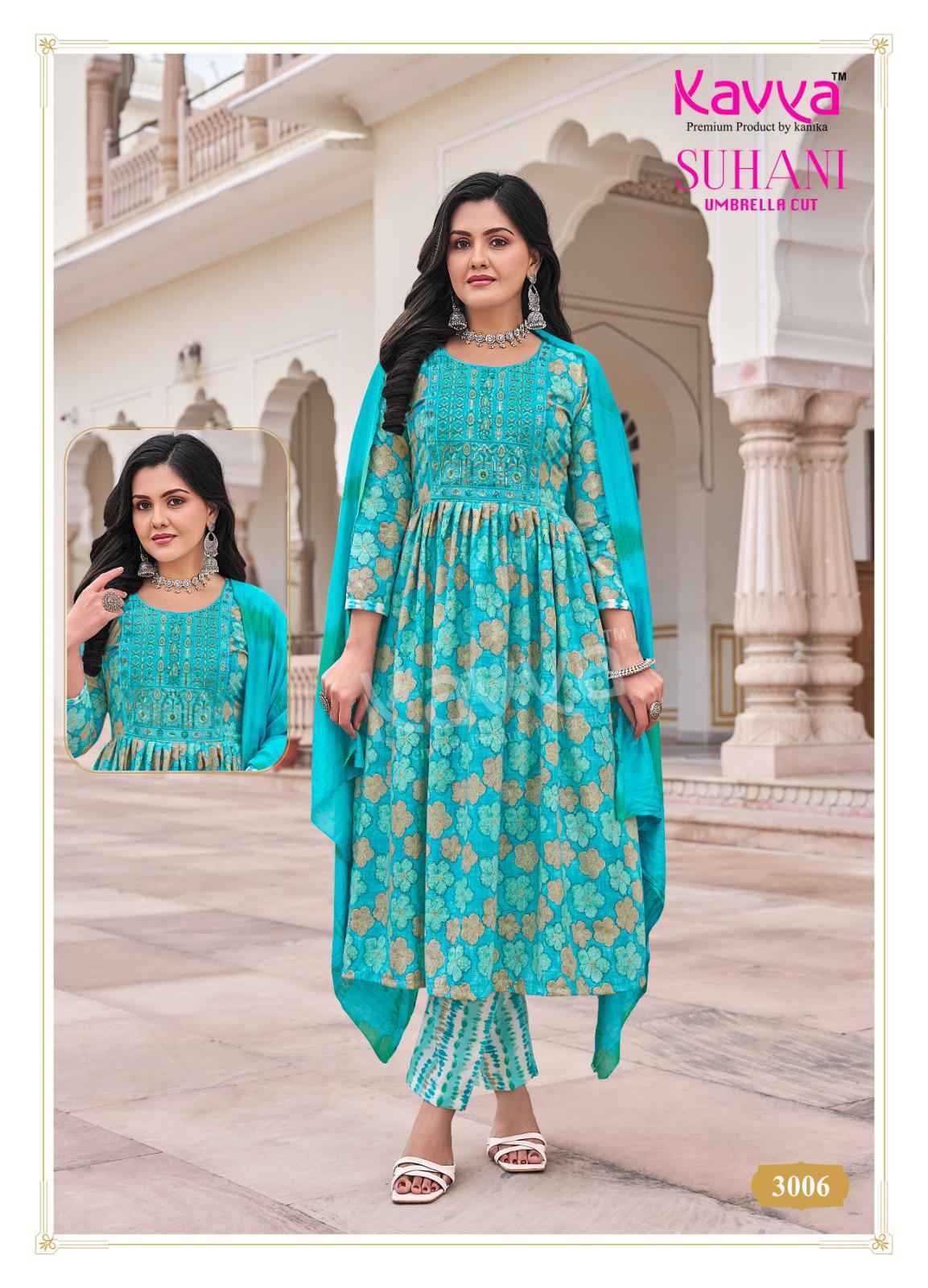 Kavya Suhani Vol-3 Viscose Readymade Suit (10 pcs Catalogue)
