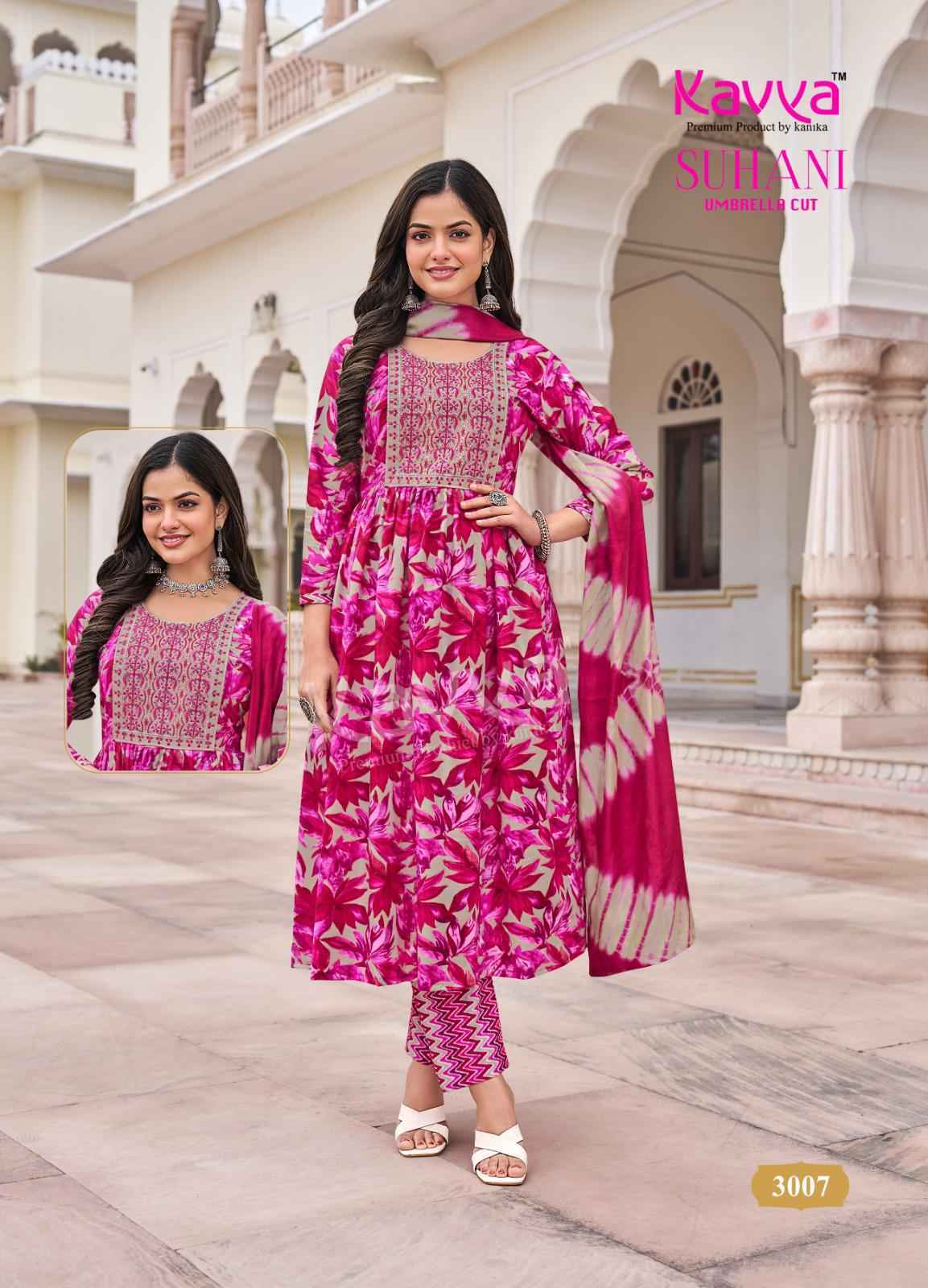 Kavya Suhani Vol-3 Viscose Readymade Suit (10 pcs Catalogue)