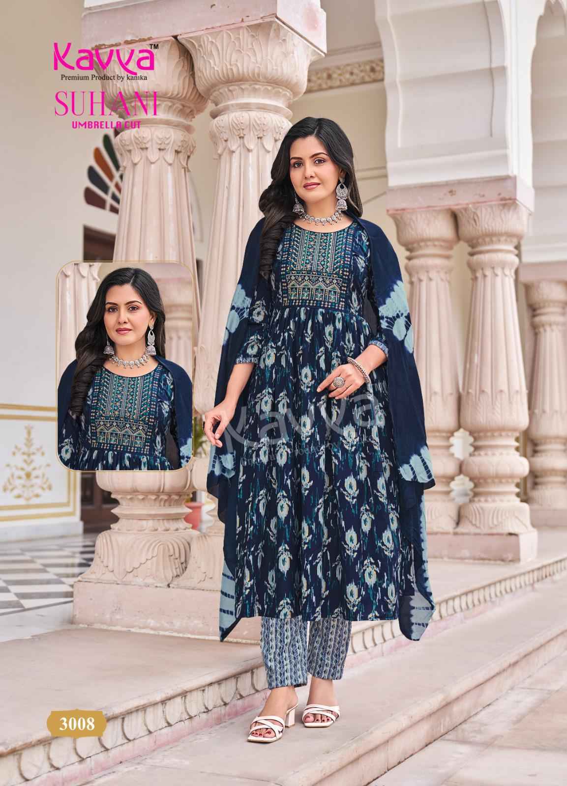 Kavya Suhani Vol-3 Viscose Readymade Suit (10 pcs Catalogue)