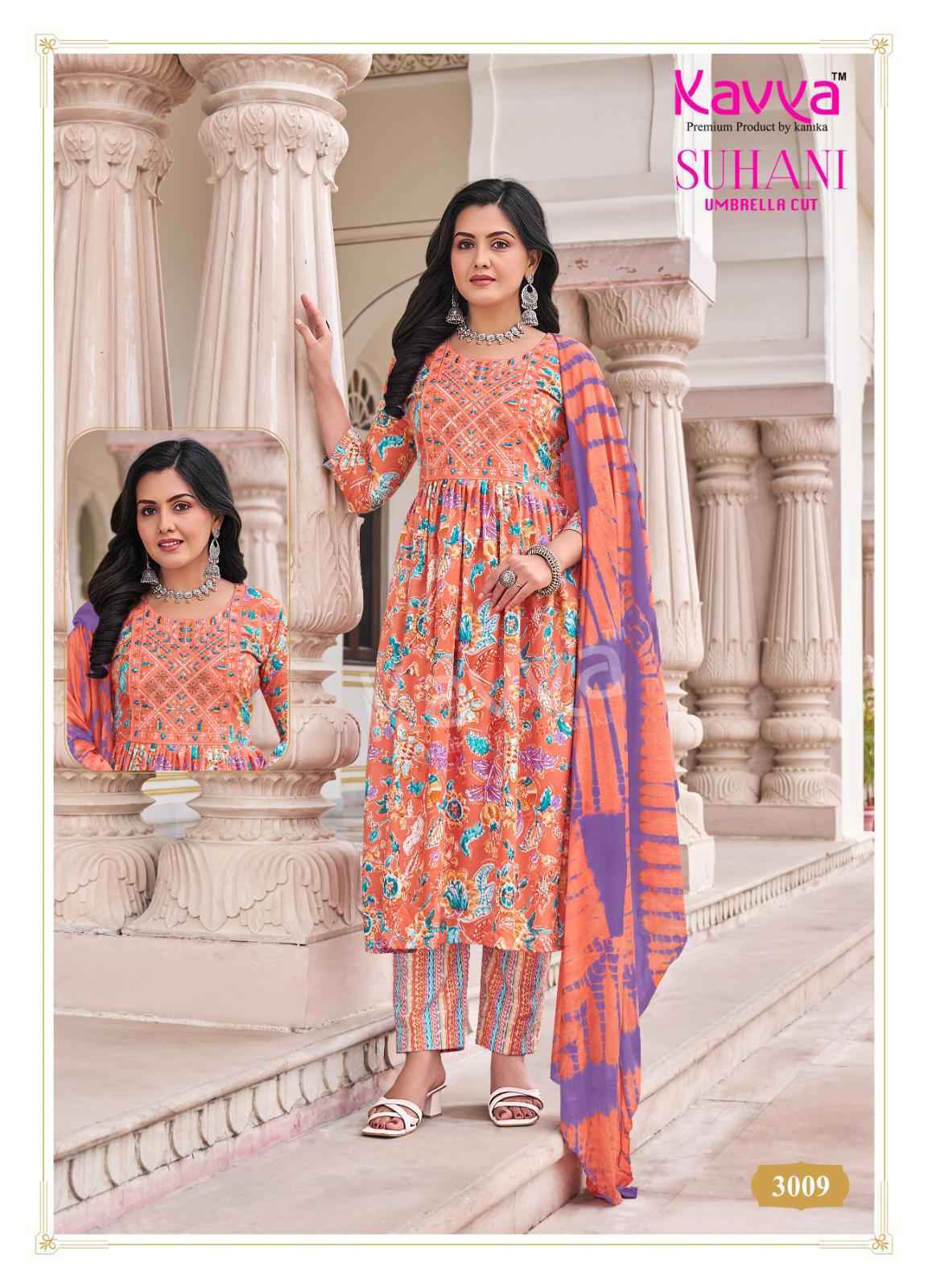 Kavya Suhani Vol-3 Viscose Readymade Suit (10 pcs Catalogue)