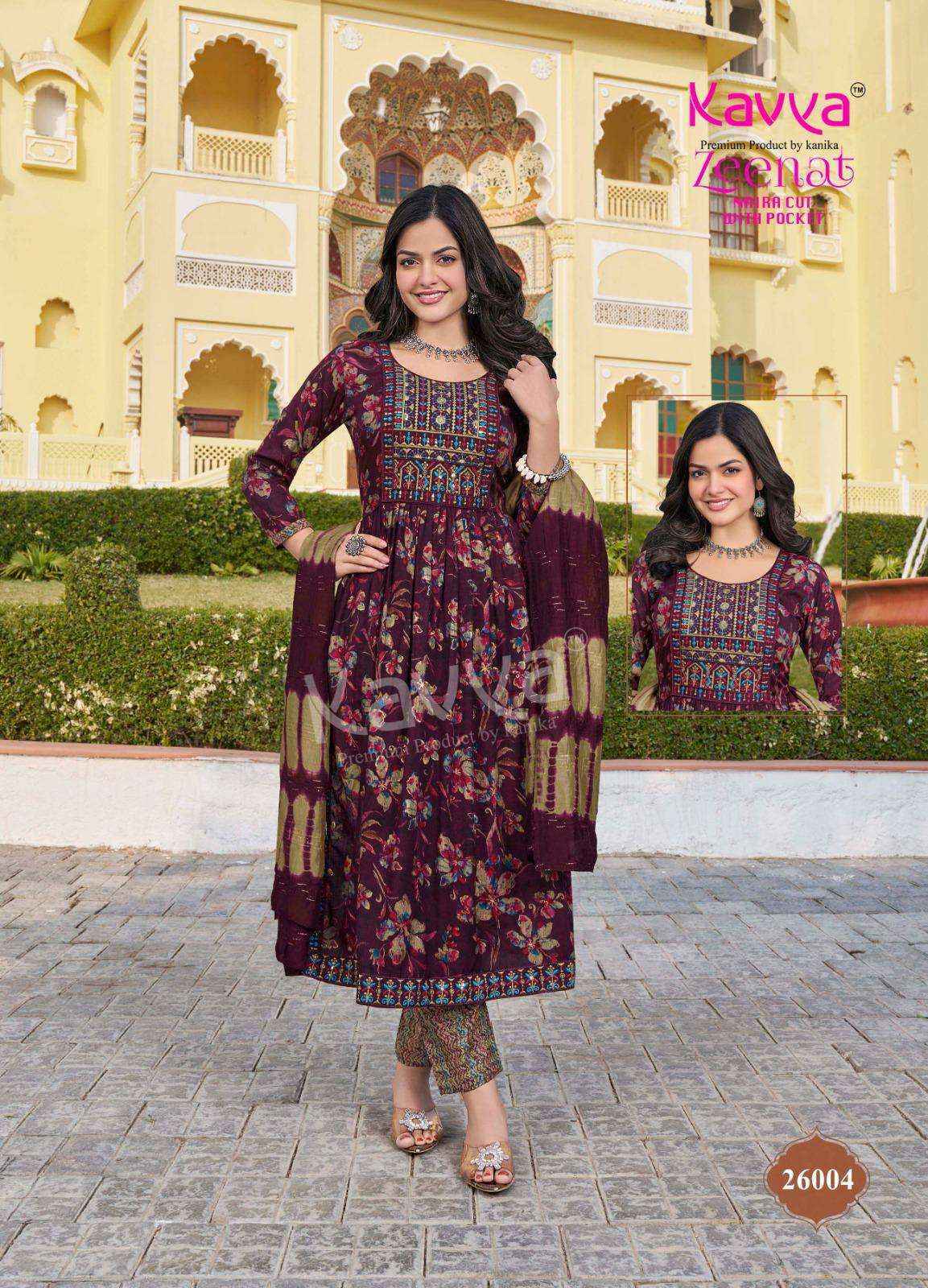 Kavya Zeenat Vol-26 Capsule Readymade Suit (10 pcs Catalogue)