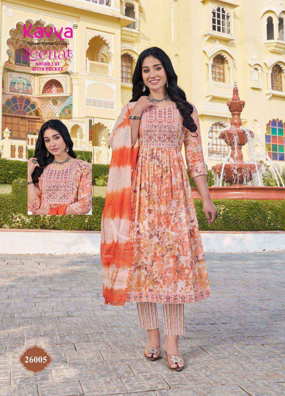 Kavya Zeenat Vol-26 Capsule Readymade Suit (10 pcs Catalogue)