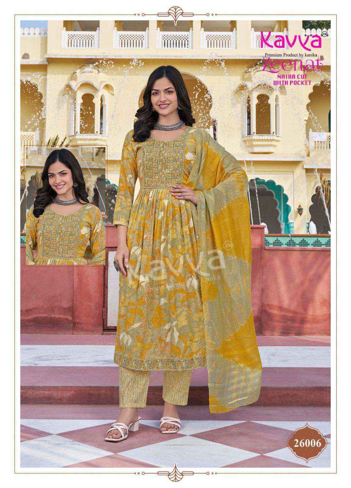 Kavya Zeenat Vol-26 Capsule Readymade Suit (10 pcs Catalogue)
