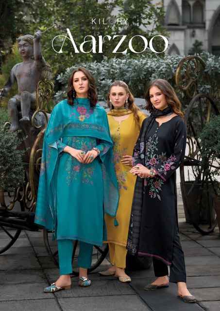 Kilory Trends Aarzoo Jam Cotton Dress Material (4 pcs Catalogue)