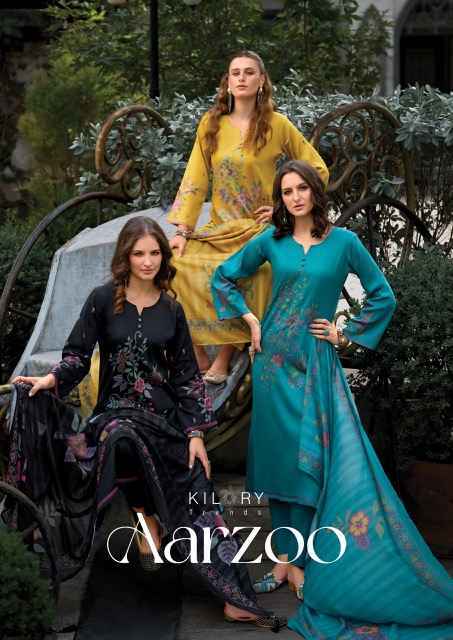 Kilory Trends Aarzoo Jam Cotton Dress Material (4 pcs Catalogue)