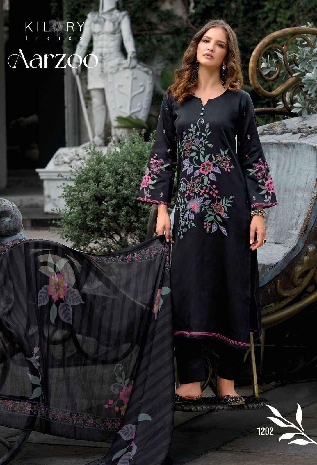 Kilory Trends Aarzoo Jam Cotton Dress Material (4 pcs Catalogue)