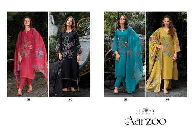 Kilory Trends Aarzoo Jam Cotton Dress Material (4 pcs Catalogue)
