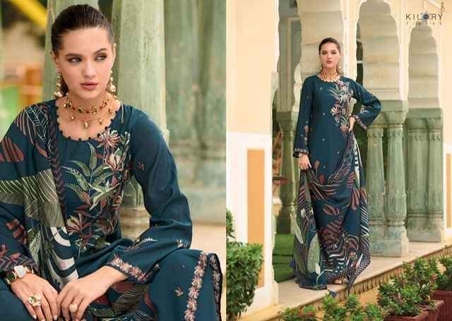 Kilory Trends Hot Millions Viscouse Silk Dress Material (8 pcs Catalogue)