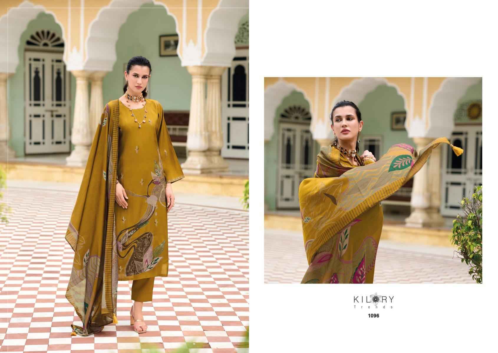 Kilory Trends Hot Millions Viscouse Silk Dress Material (8 pcs Catalogue)