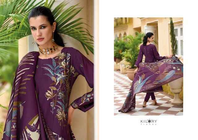 Kilory Trends Hot Millions Viscouse Silk Dress Material (8 pcs Catalogue)