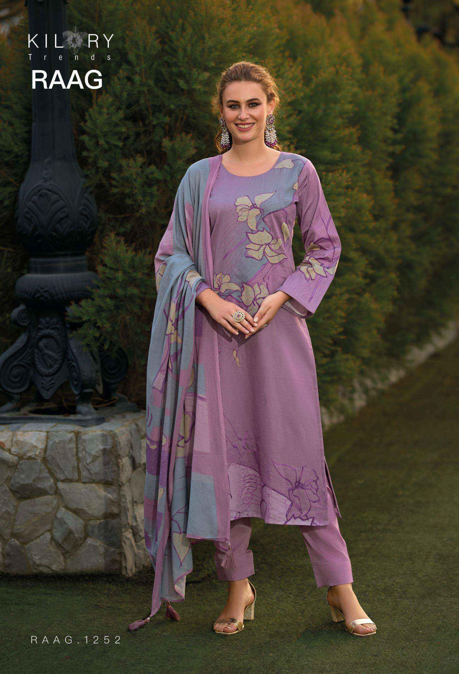 Kilory Trends Raag Jam Cotton Dress Material (4 pcs Catalogue)