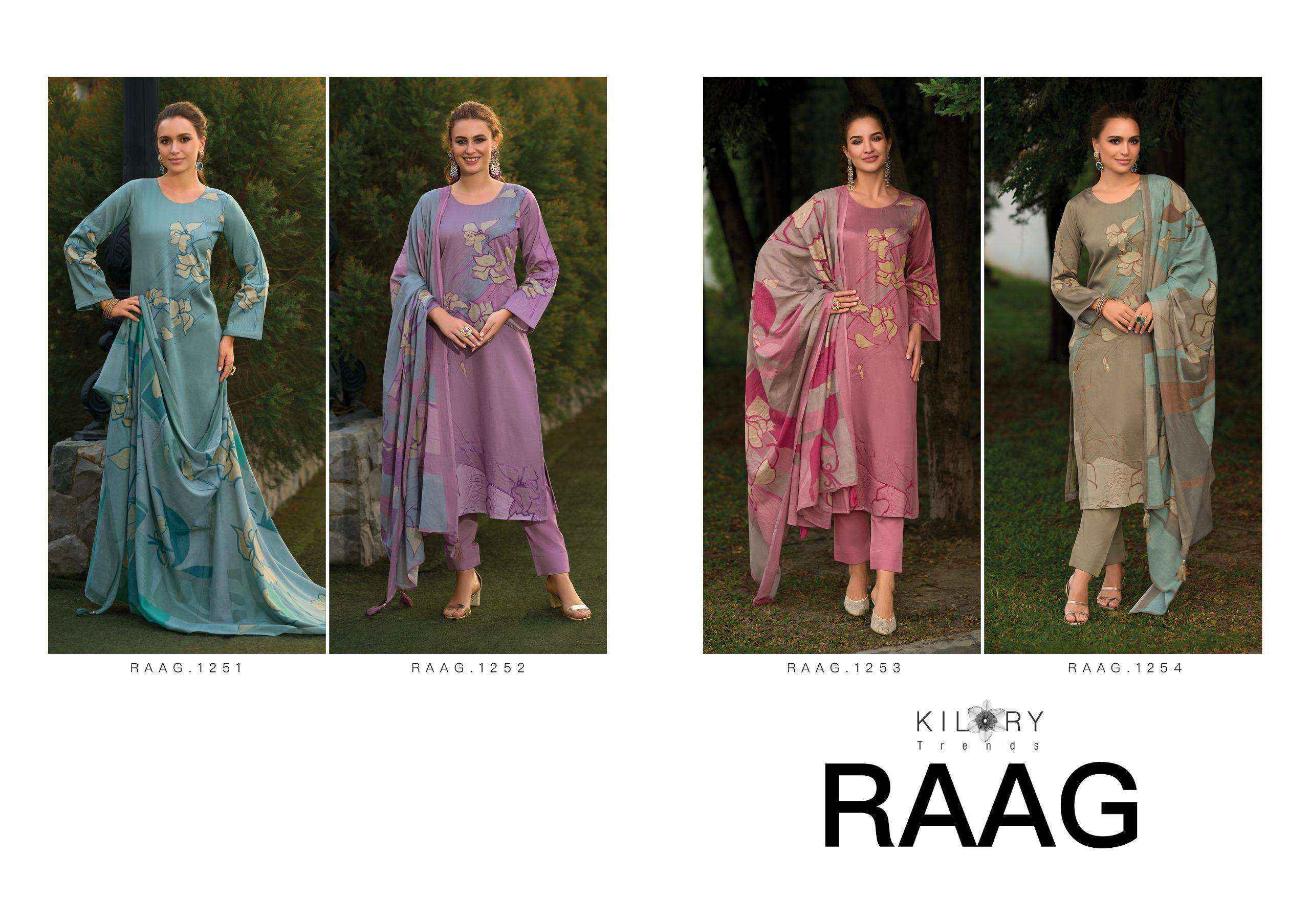 Kilory Trends Raag Jam Cotton Dress Material (4 pcs Catalogue)