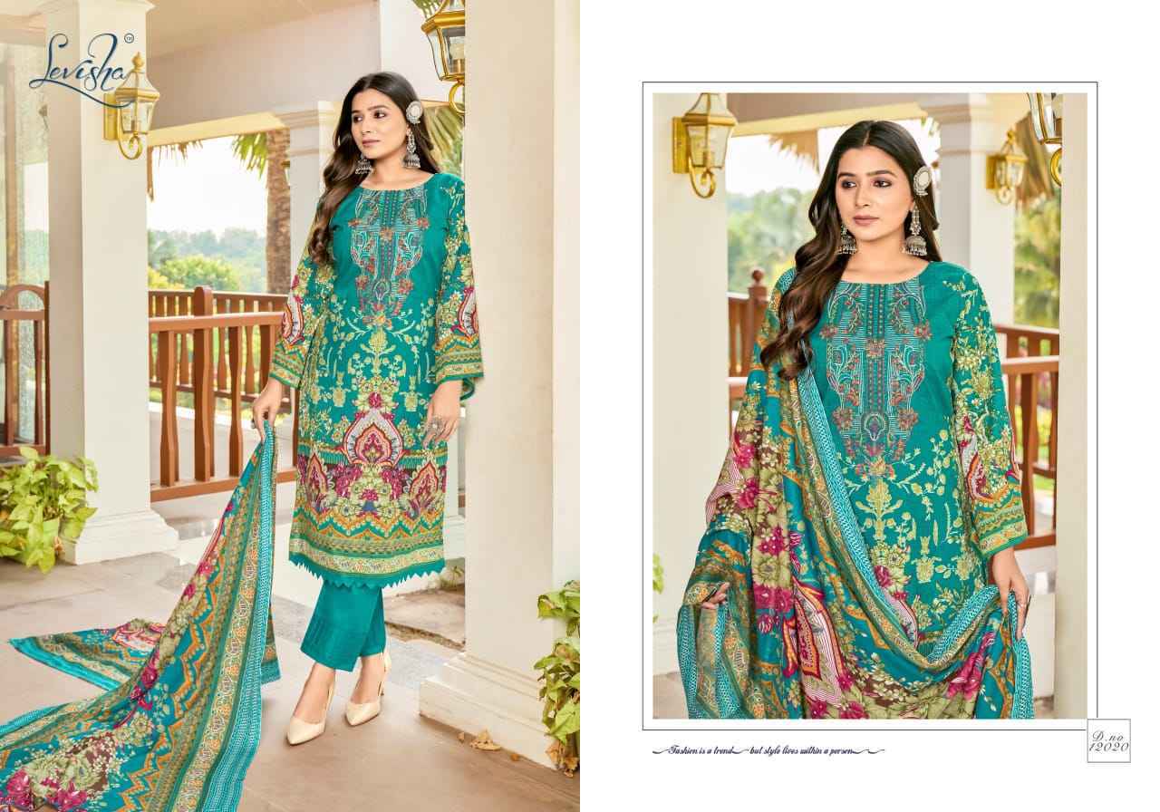 Levisha Naira Nx Vol-12 Cotton Dress Material (8 pcs Catalogue)