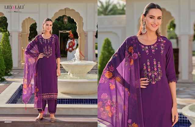 Lily & Lali Afghani Vol-5 Silk Readymade Suit (6 pcs Catalogue)