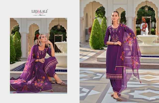 Lily & Lali Afghani Vol-5 Silk Readymade Suit (6 pcs Catalogue)